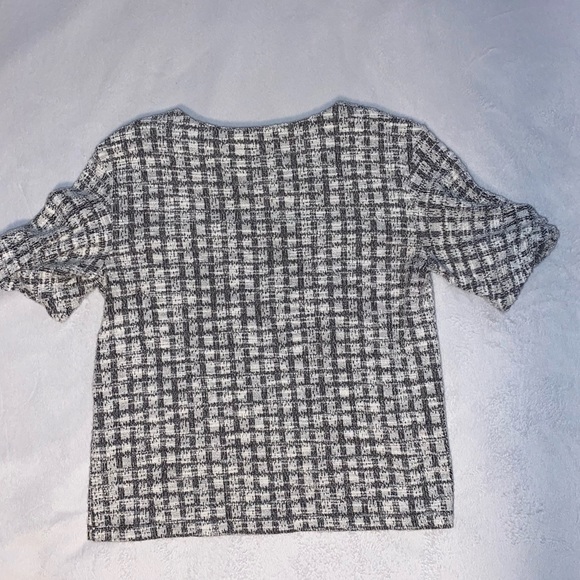 🌟FINAL SALE🌟 Banana Republic tweed twist-knot sleeve blouse - Picture 8 of 8